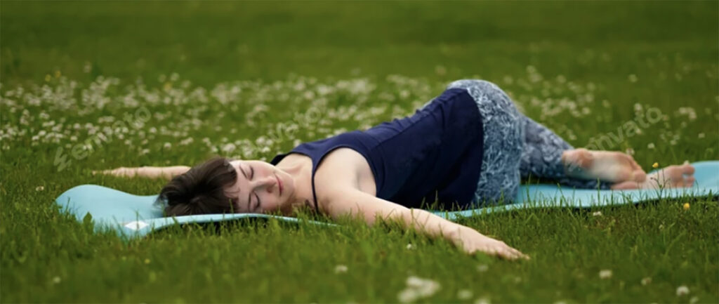 Yin Yoga Lower Back Twist